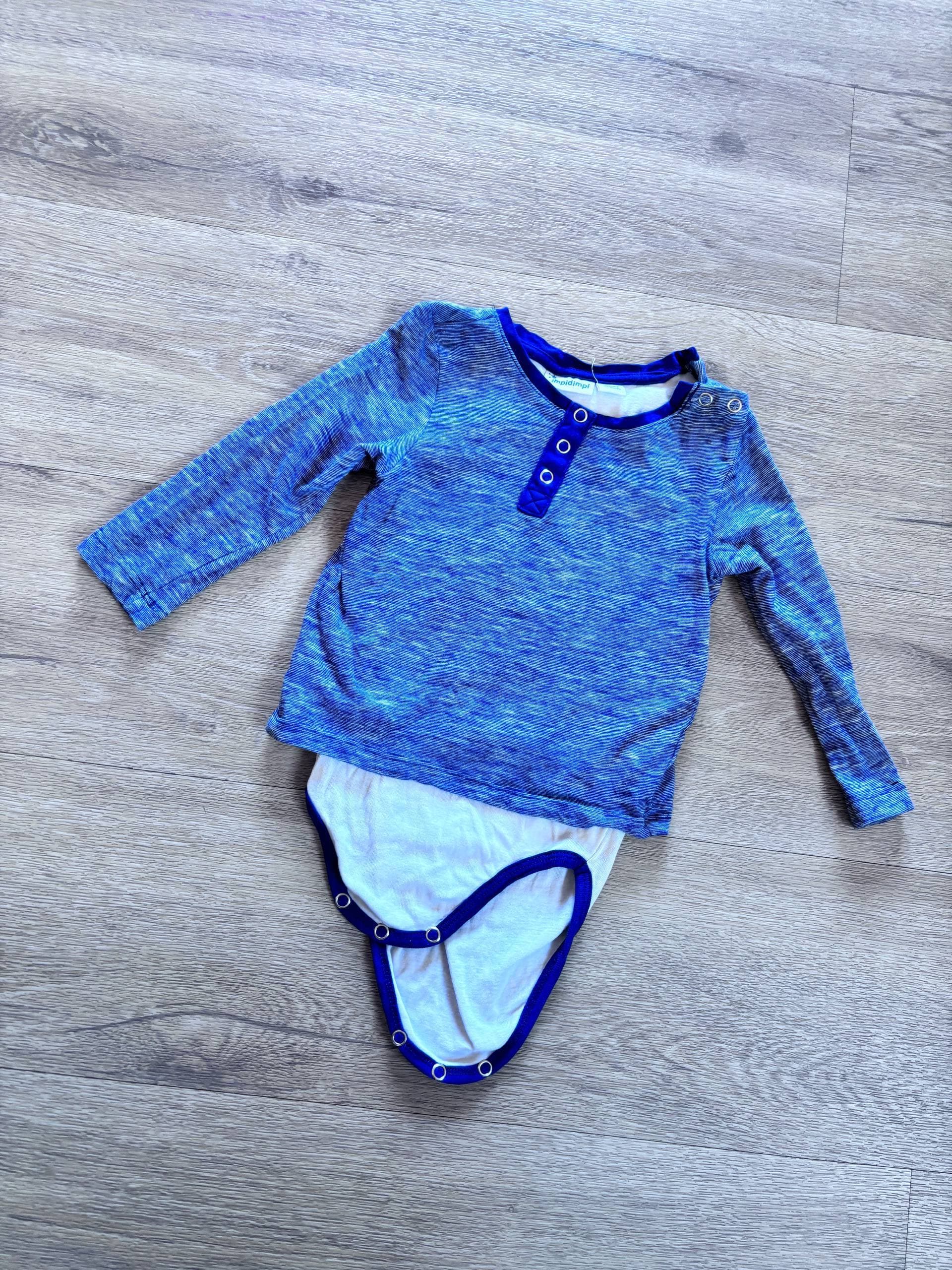 Majica z dolgimi rokavi in bodijem