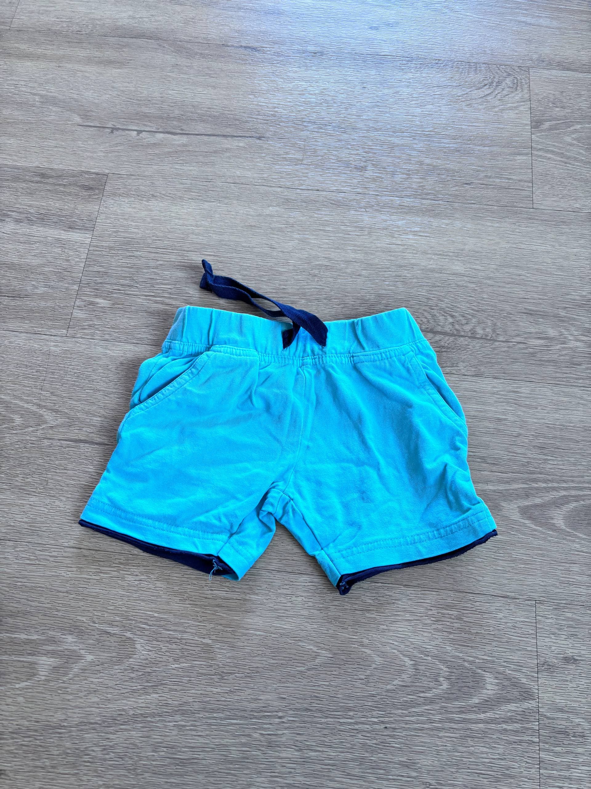 Modre kratke hlače z vrvico